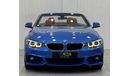 BMW 420i Std 2.0L 2018 BMW 420i Convertible, One Year Warranty, Service History, Excellent Condition, GCC