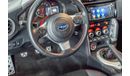 Subaru BRZ Manual Transmission  2.0