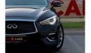 Infiniti Q50 Luxe Infiniti Q50 2022 GCC under Agency Warranty with Flexible Down-Payment/ Flood Free.