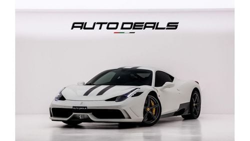 Ferrari 458 Speciale Std 4.5L | GCC | Fully Loaded | Full Service History | Very Low Mileage | 4.5L V8