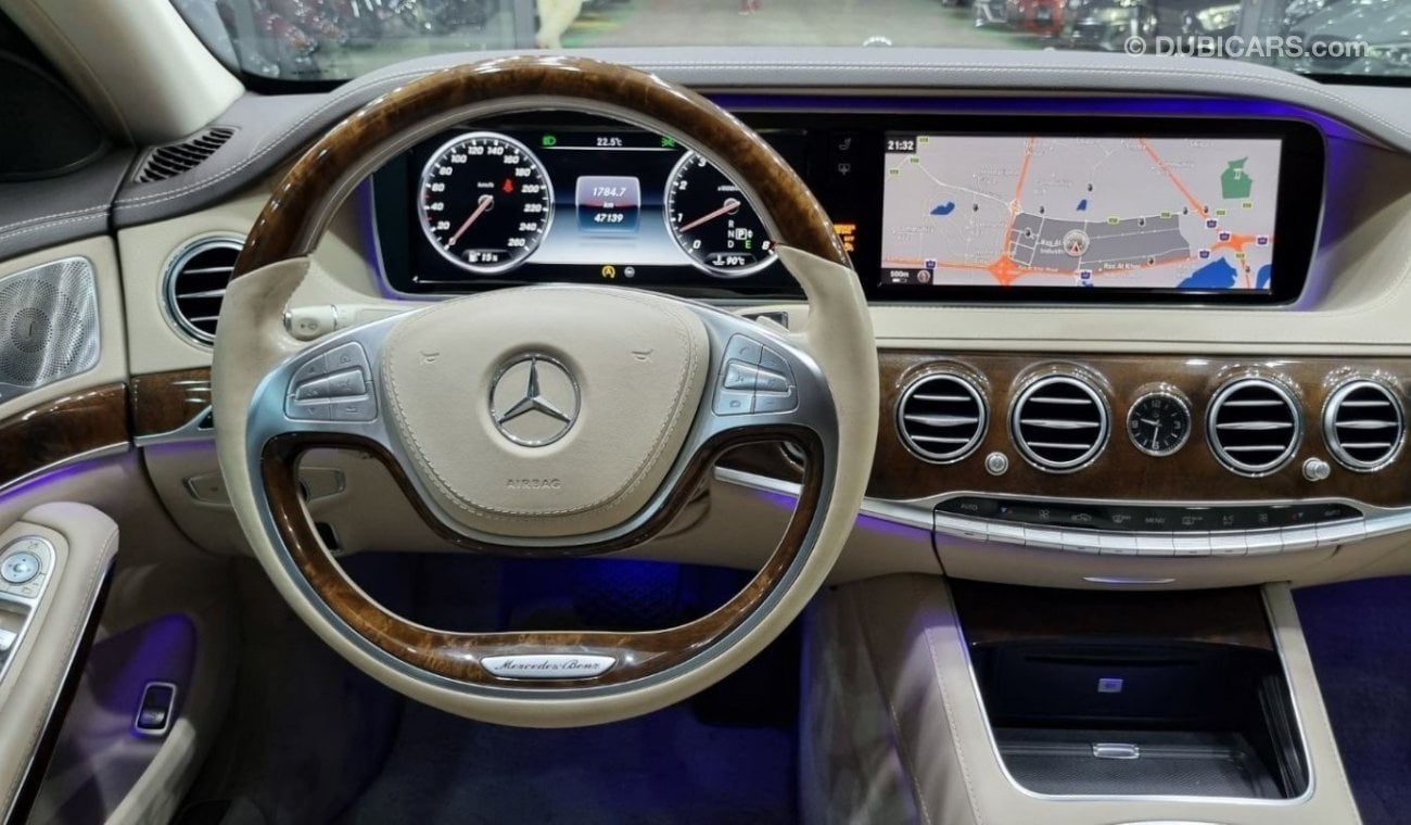 مرسيدس بنز S 550 MERCEDES S550 2015 (2020 FACELIFT) WITH ONLY 47K KM IN PERFECT CONDITION FOR 149K AED