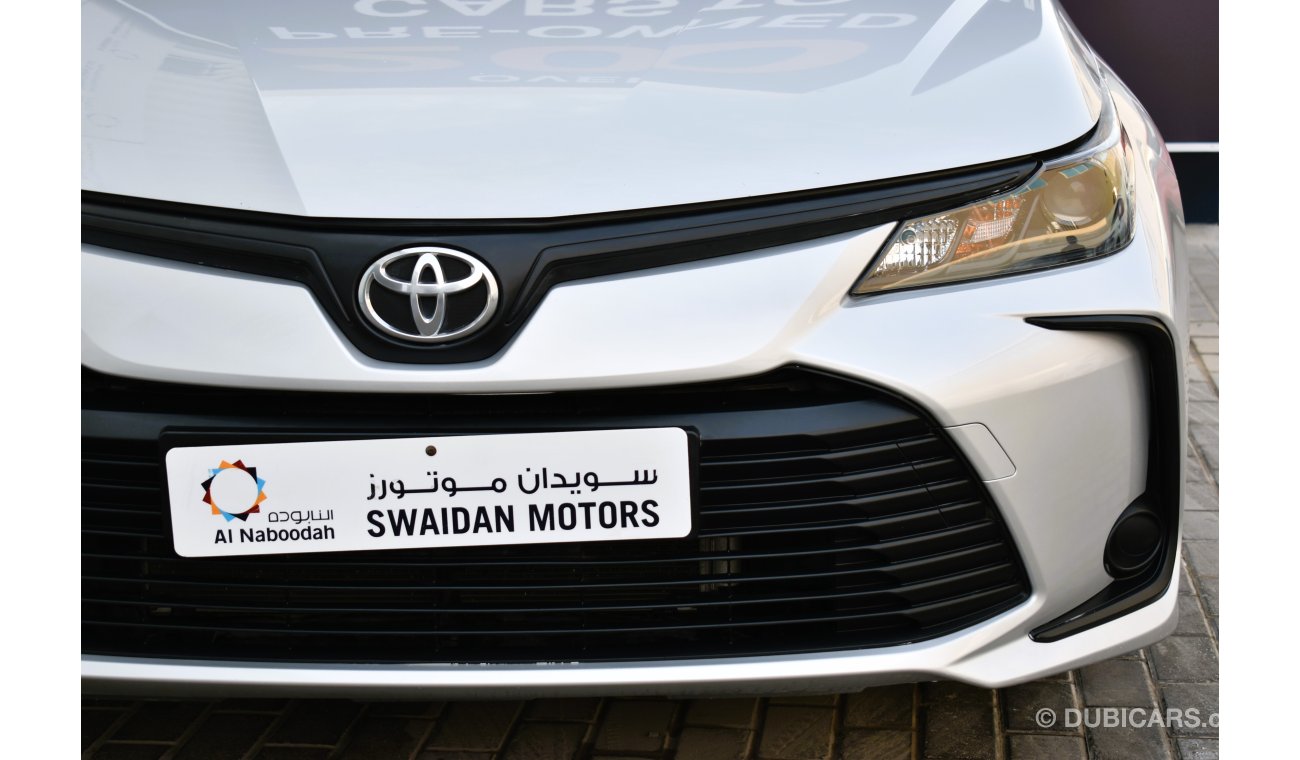 Toyota Corolla AED 959 PM | 1.6L XLI GCC DEALER WARRANTY