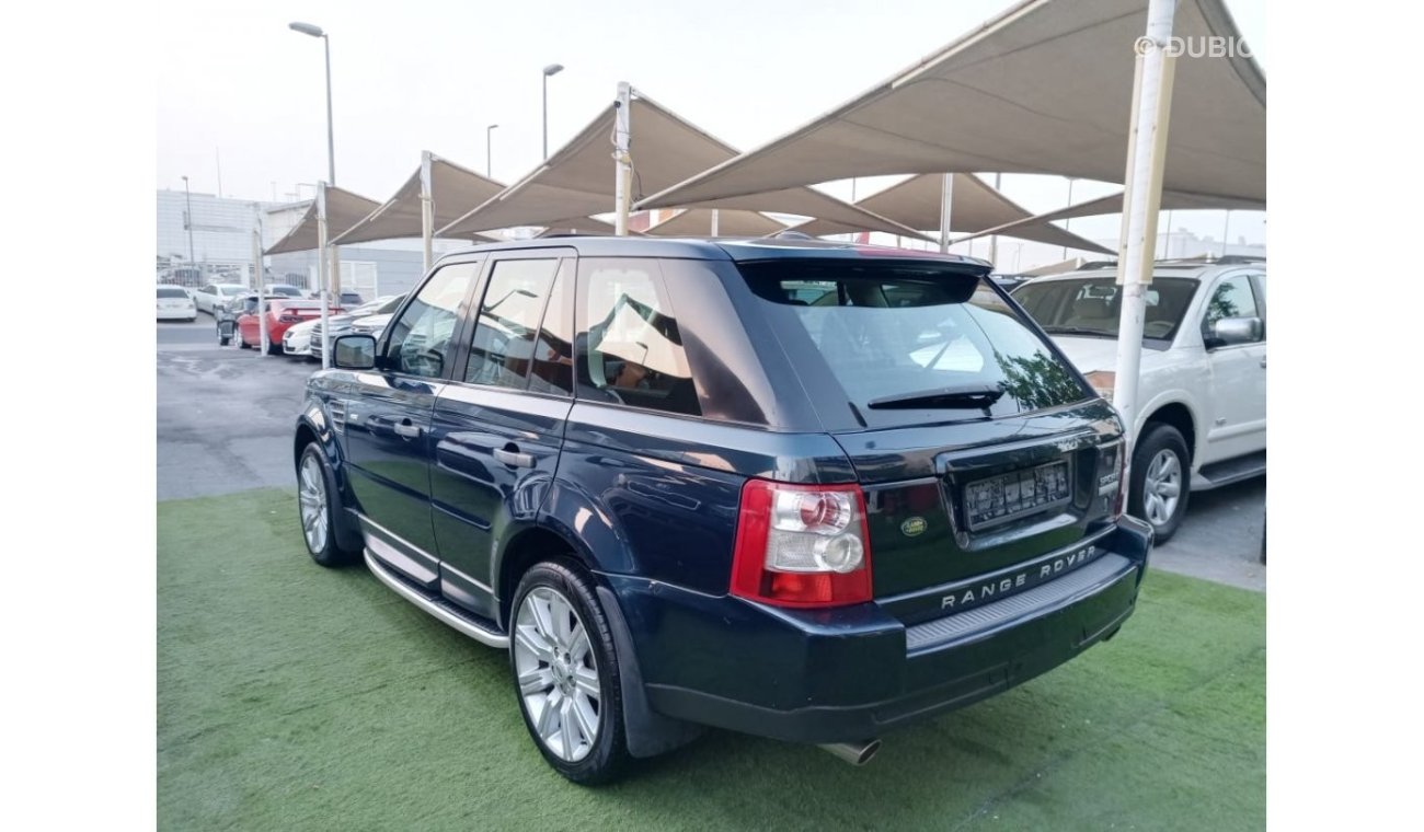 Land Rover Range Rover Sport (other) Gulf model 2009, blue color, leather hatch, cruise control, alloy wheels and sensors in excellent co