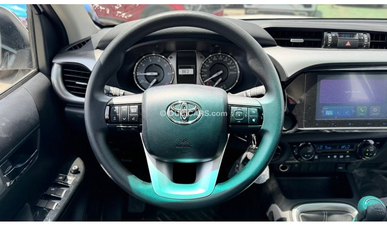 تويوتا هيلوكس TOYOTA HILUX  4X4 -  DSL 2.4L - WHITE COLOR -  2024 MODEL