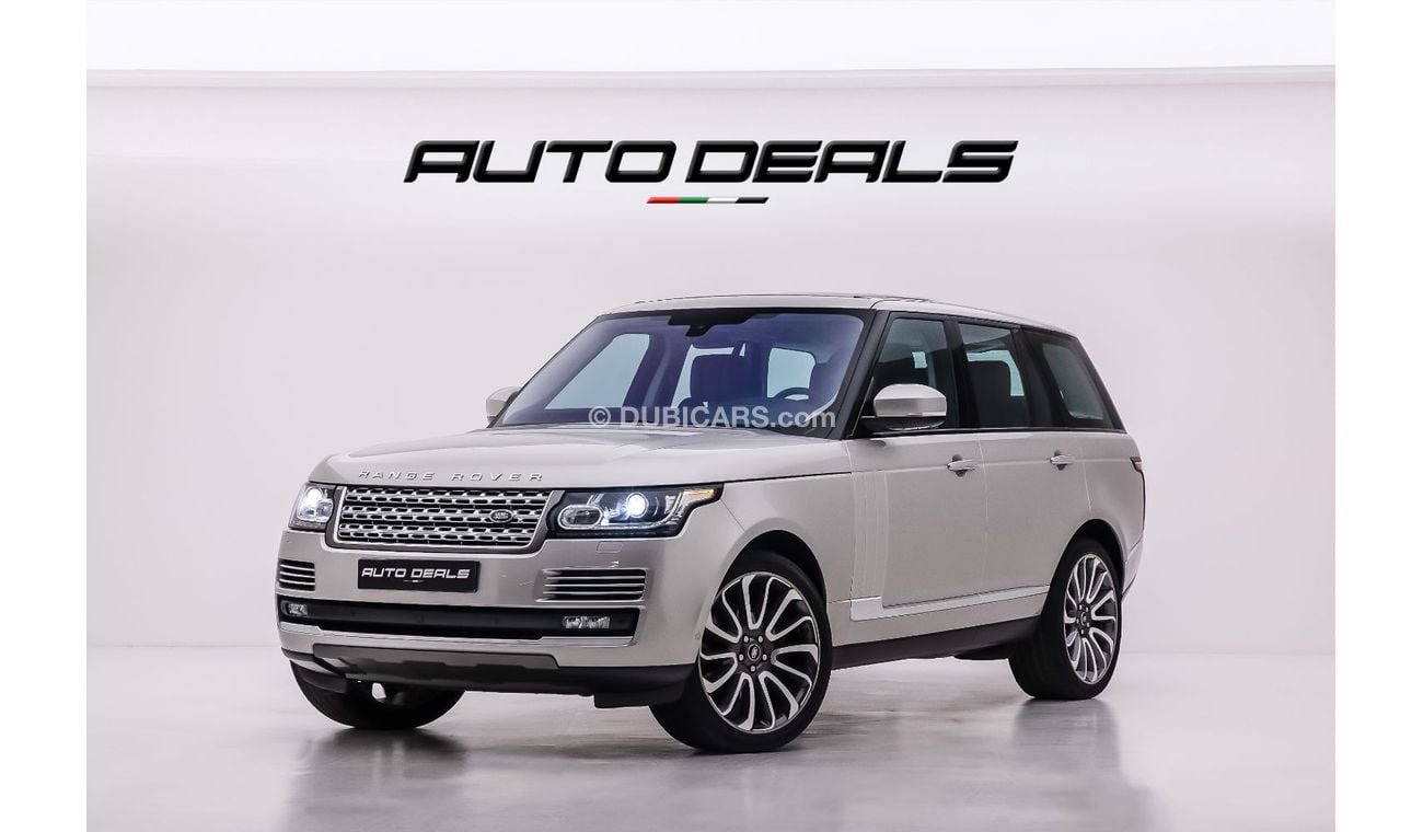 Land Rover Range Rover Autobiography 5.0L (510 HP) Vogue Autobiography Supercharged | GCC | Perfect Condition | 5.0L V8