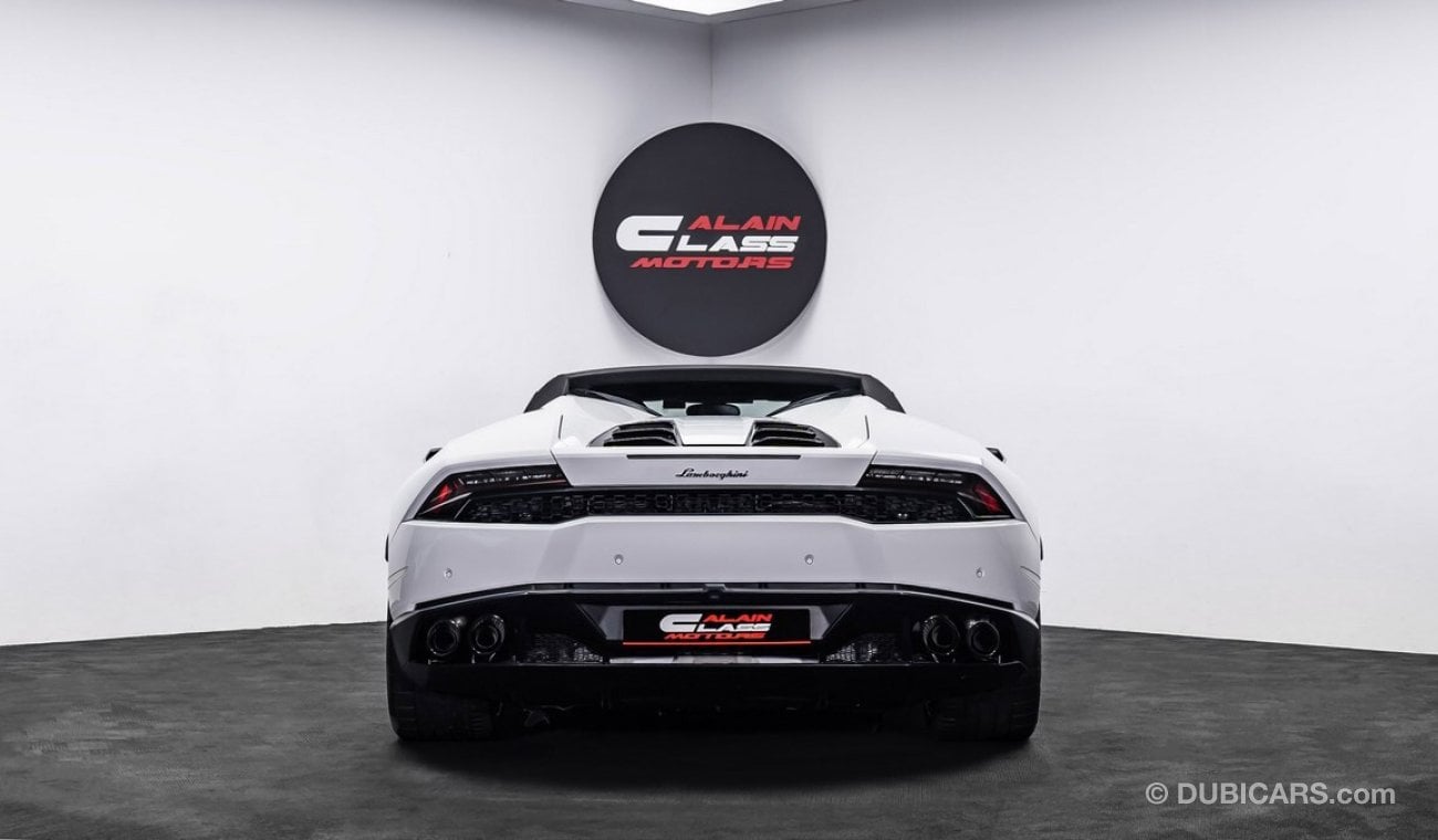 Lamborghini Huracan LP 610-4 Spyder 2017 - Japanese Specs