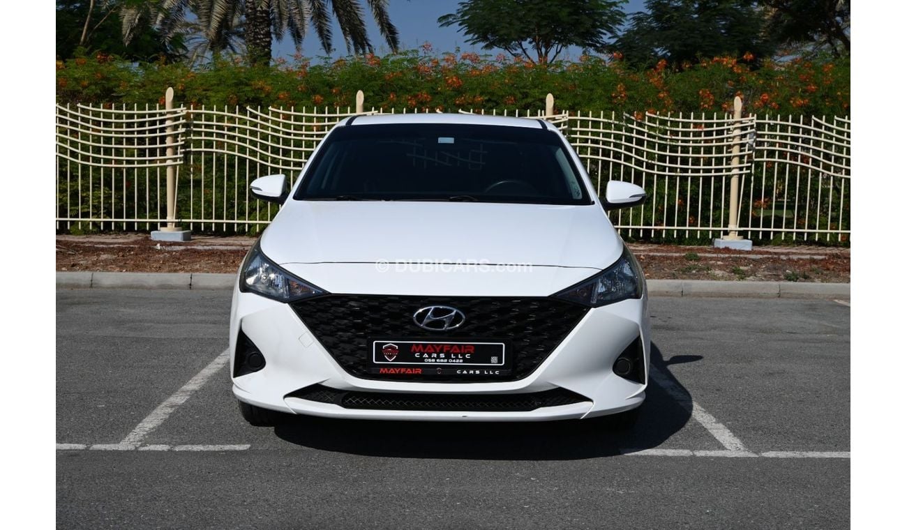 Hyundai Accent Base 1.6L (138 HP) 0% DP - LOW MILEAGE -HYUNDAI ACCENT 1.6 2021 - ORIGINAL PAINT - GCC SPECS - MINT