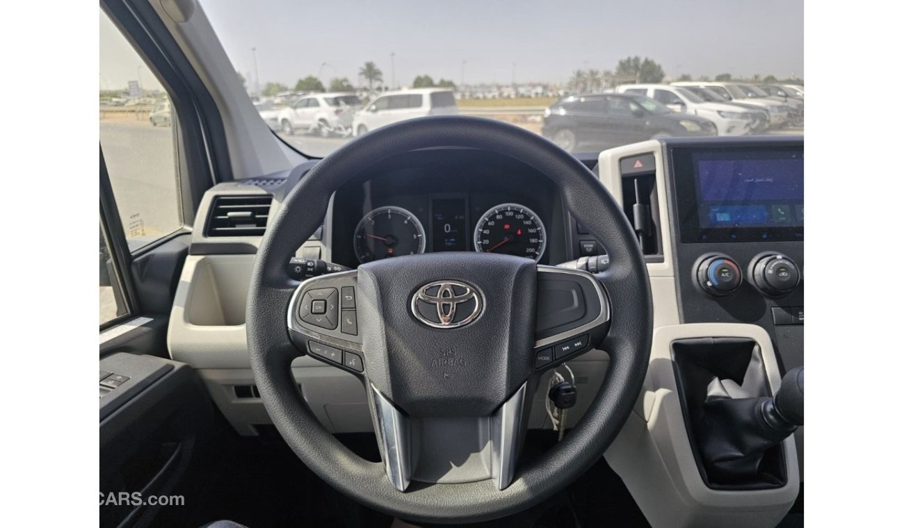 تويوتا هاياس Toyota Hiace 2.8L Diesel Manual Transmission, High Roof, 13 Seater, Model 2025