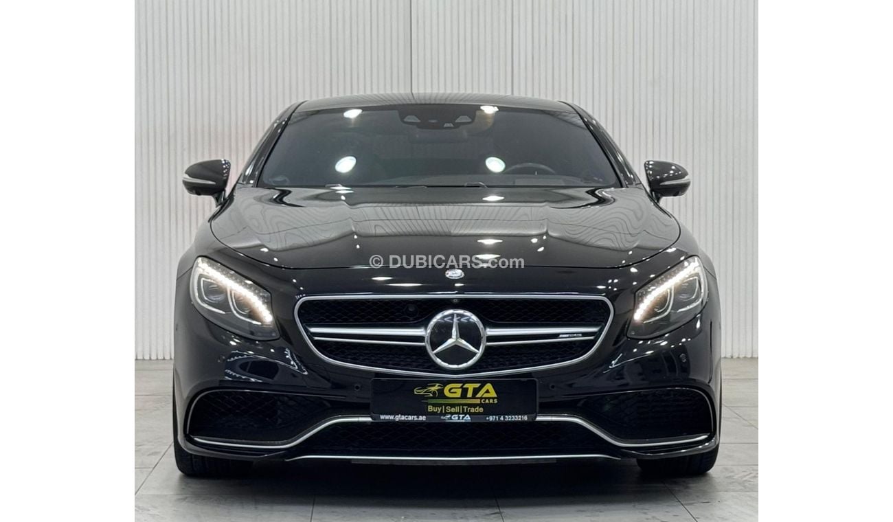 مرسيدس بنز S 63 AMG كوبيه 2015 Mercedes Benz S63 AMG 4MATIC, Full Service History, Full Options, Excellent Condition, GCC