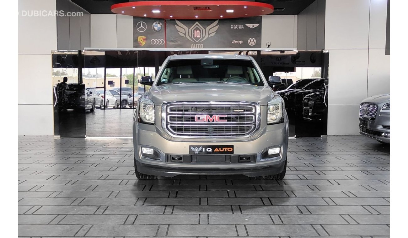 جي أم سي يوكون AED 2,100 P.M | 2019 GMC YUKON SLT | UNDER WARRANTY | 7 SEATS | GCC | 5.3L V8 SUNROOF