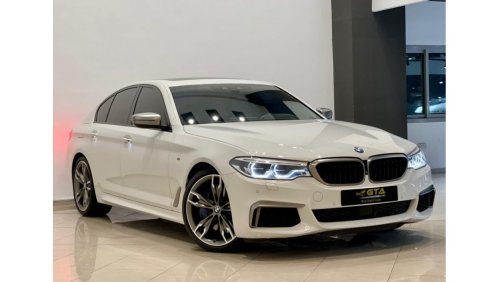 BMW M550i 2018 BMW M550i, BMW Warranty + Service Package, Huge Options List, Low KMs, GCC