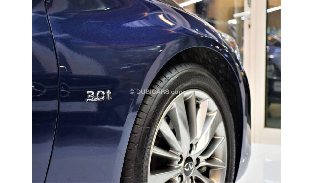 Infiniti Q50 EXECELLENT DEAL for Infiniti Q50 3.0t 2020 Model!! in Blue Color! GCC Specs ORIGINAL PAINT ( صبغ وكا