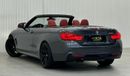 بي أم دبليو 420i M سبورت 2018 BMW 420i M-Kit Convertible, Warranty, Service History, Low Kms, GCC