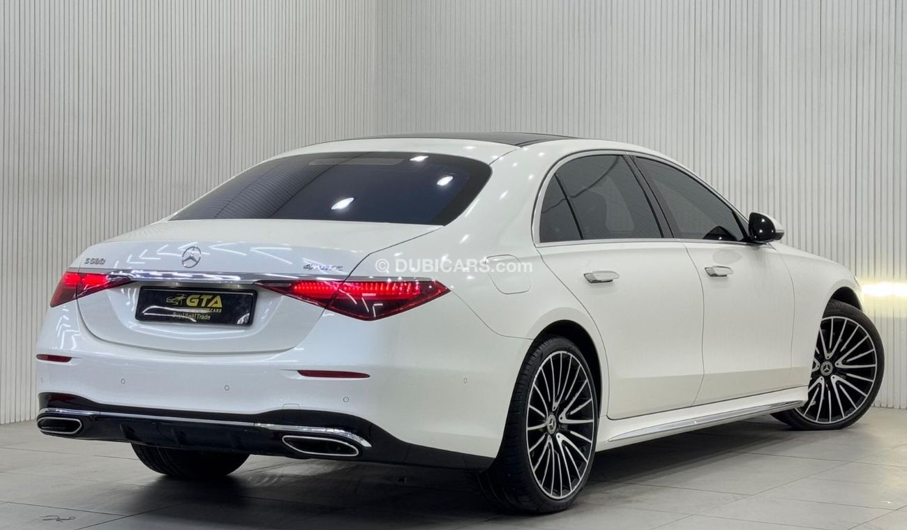 مرسيدس بنز S 580 4MATIC Exclusive 4.0L 2022 Mercedes S580 4Matic, 1 Year Warranty, Full Service History, GCC