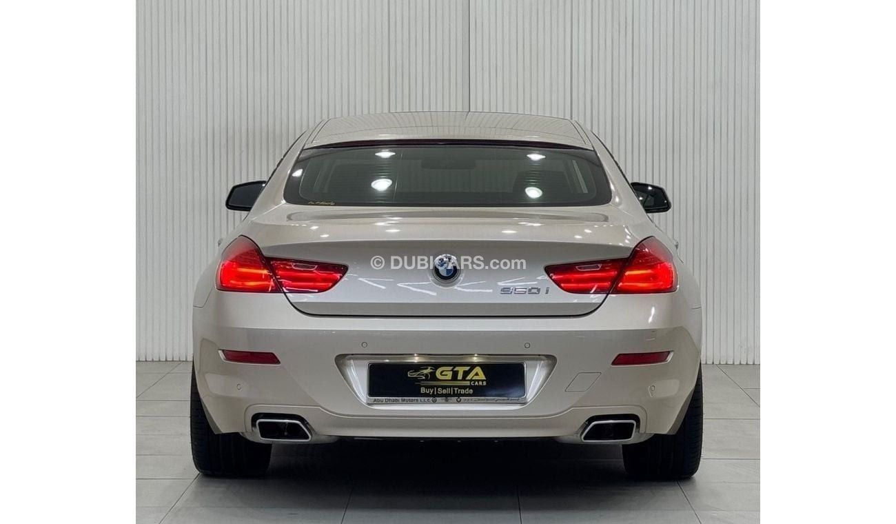 بي أم دبليو 650i Std 4.4L 2015 BMW 650i Gran Coupe, Full BMW Service History, Fully Loaded, Low Kms, GCC