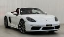 Porsche 718 Boxster 2023 Porsche 718 Boxster, 2025 Porsche Warranty + Service Pack, Low Kms, GCC