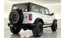 Ford Bronco WildTrak - Sasquatch Package