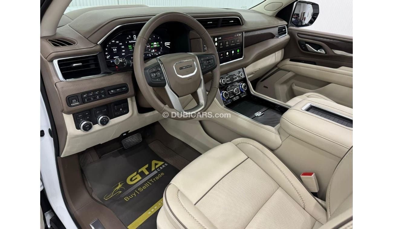 GMC Yukon Denali 6.2L (8 Seater) 2022 GMC Yukon Denali XL, July 2027 GMC Warranty + Service Pack, Fully Loaded