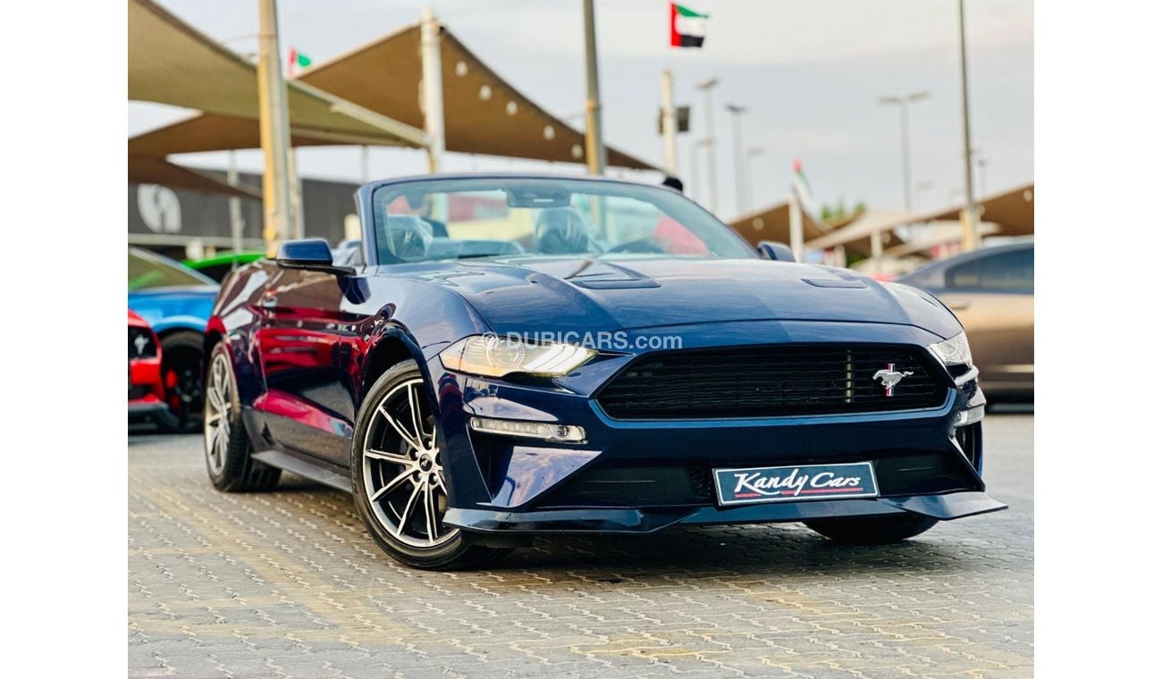 Ford Mustang EcoBoost Convertible | Monthly AED 1150/- | 0% DP | Blindspot | Memory Seats | # 72721