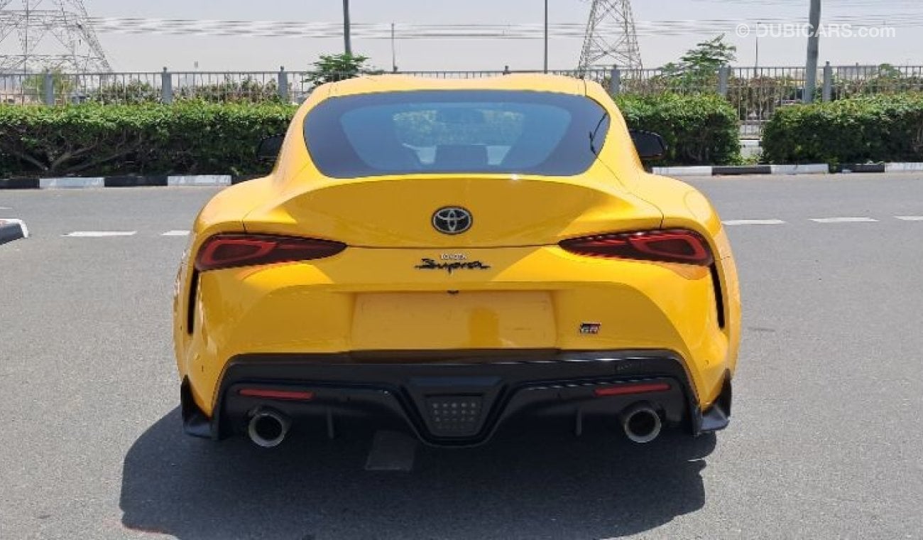 تويوتا سوبرا SUPRA 2020 GR V6 3.0L TURBOCHAGERED GCC SERVICE+ WARRANTY AL FUTTAIM, TOP OPTION ORGINAL PAINT 100%