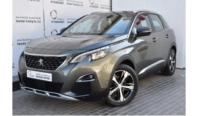 Peugeot 3008 AED 1279 PM | 1.6 TC AT GT LINE GCC MANUFACTURER WARRANTY 2026 OR 100K KM