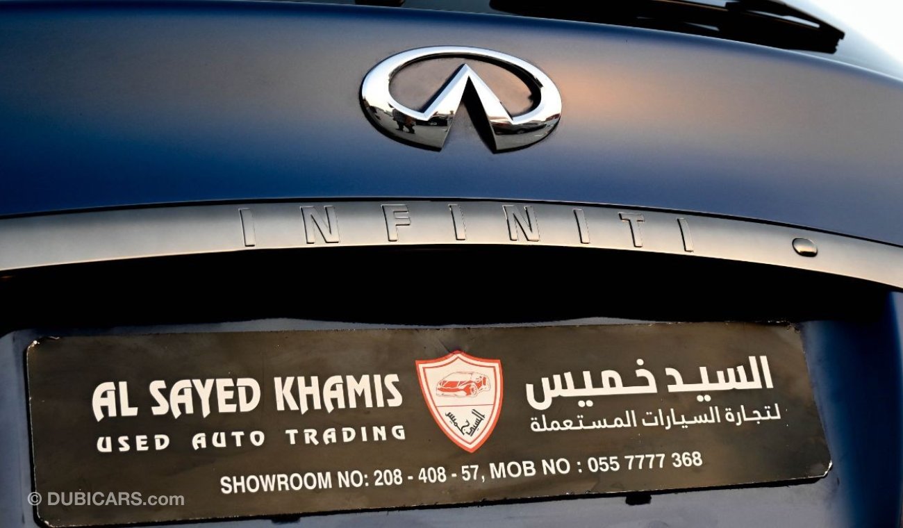 Infiniti QX70 Excellence Infiniti QX70 S 2017 GCC in excellent condition, inside and out