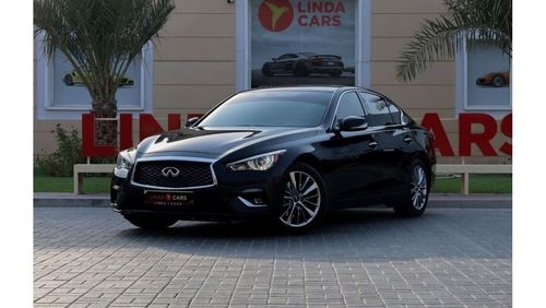 Infiniti Q50 Luxe Infiniti Q50 2022 GCC under Agency Warranty with Flexible Down-Payment.