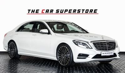 Mercedes-Benz S 400 AMG 3.5L 2014-MERCEDES BENZ S 400 AMG LINE-GCC- SERVICE HISTORY FULL WITH GARGASH-WARRANTY AVAILABLE