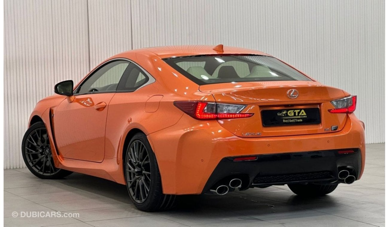 Lexus RC F 2015 Lexus RC-F, Full Lexus Service History, Low Kms, Carbon Fiber Package, Excellent Condition, GCC