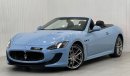 مازيراتي جران كابريو سبورت MC 2016 Maserati GranCabrio MC Sport Line, Full Option, Low Kms, GCC