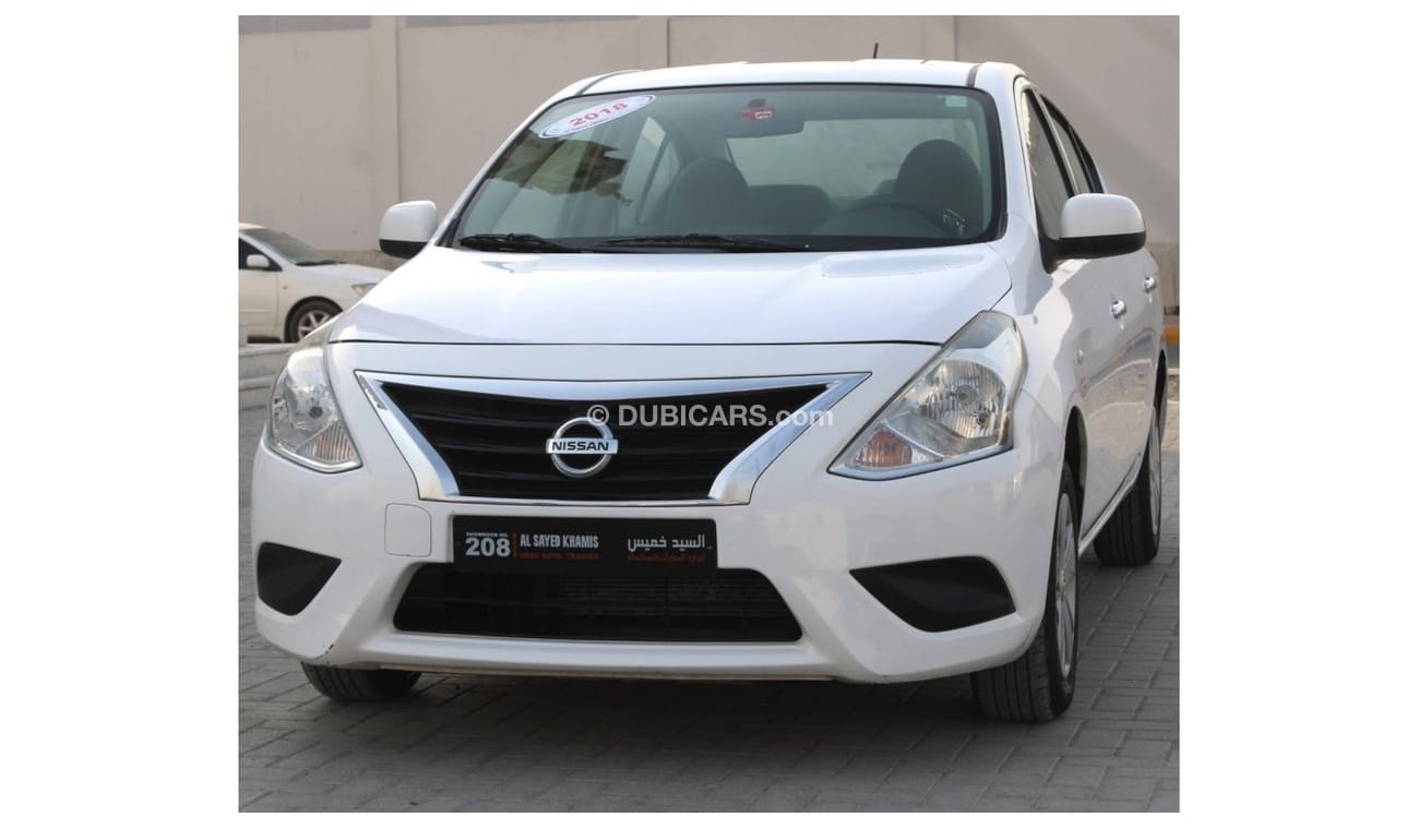 Nissan Sunny NISSAN SUNNY 2018 WHITE GCC EXCELLENT CONDITION WITHOUT ACCIDENT