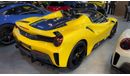 فيراري 488 Pista Spider | 2020 | Giallo Modena | Full Carbon Fiber | 720 HP