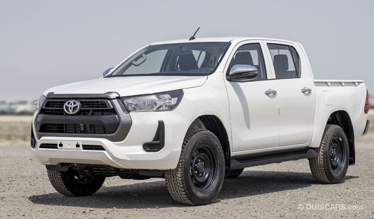 تويوتا هيلوكس (LHD) TOYOTA HILUX DC COMFORT PLUS 2.4D MT 4X4 MY2024 - WHITE