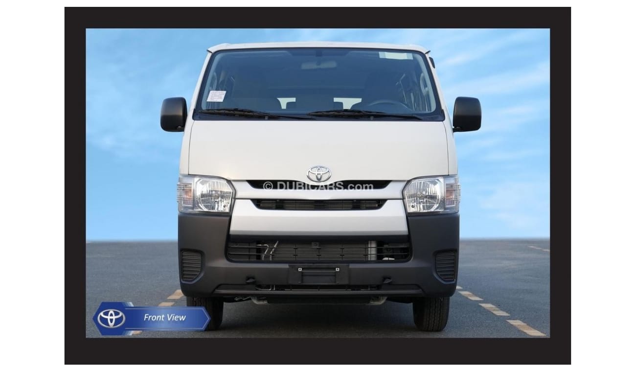 تويوتا هاياس TOYOTA HIACE 2.5L DLX 15-STR SR MID MT DSL 2024 Model Year Export Only