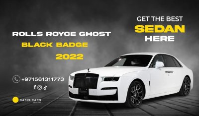 Rolls-Royce Ghost Black Badge GCC 6.7L V12 Agency Warranty and Service