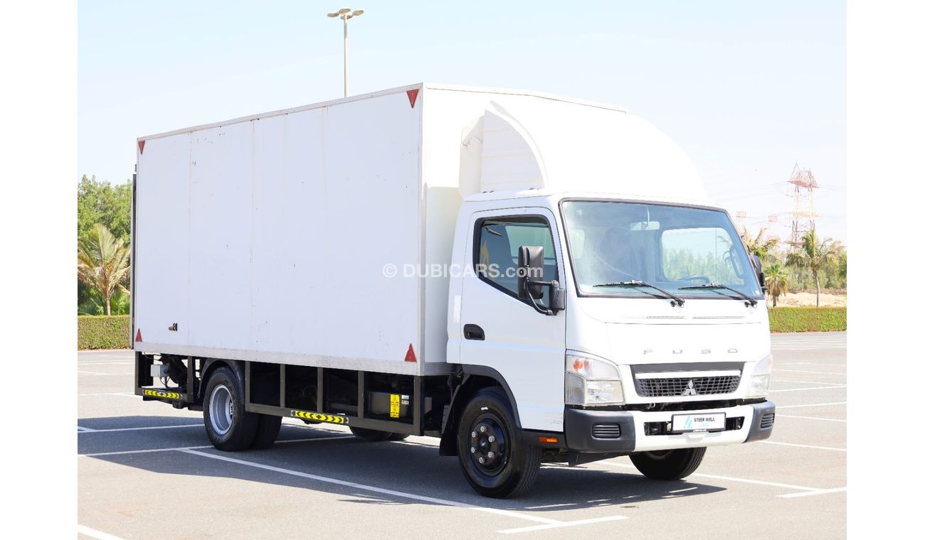 Mitsubishi Canter Fuso | Long Chassis with Tail-Lift | Low Mileage | Diesel | Excellent Condition | GCC