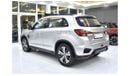 Mitsubishi ASX EXCELLENT DEAL for our Mitsubishi ASX ( 2020 Model ) in Silver Color GCC Specs