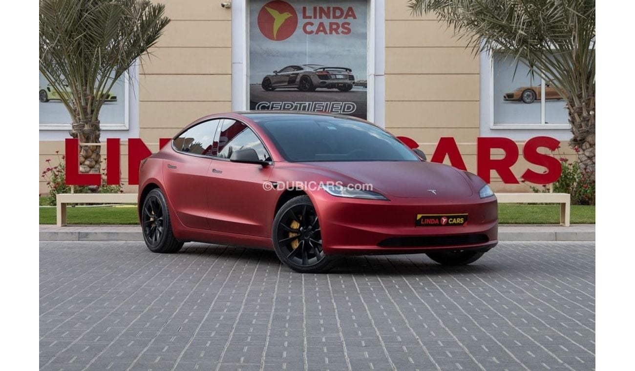 تسلا موديل 3 Tesla Model 3 Long Range 2024 GCC under Agency Warranty with Flexible Down-Payment.