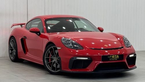 Porsche 718 Cayman GT4 4.0L (414 HP) M/T 2020 Porsche 718 Cayman GT4, May 2025 Porsche Warranty, Manual Transmission, V