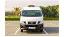 Nissan Urvan Panel Van High Roof 2015 NV350 2.5L RWD Petrol M/T - Chiller Van - GCC Specs - Ready to Drive