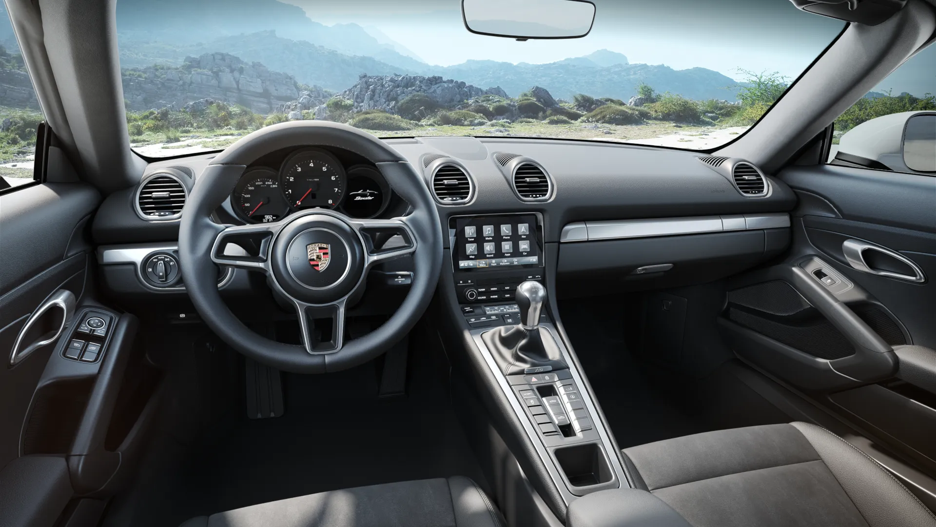 Porsche 718 Spyder interior - Cockpit