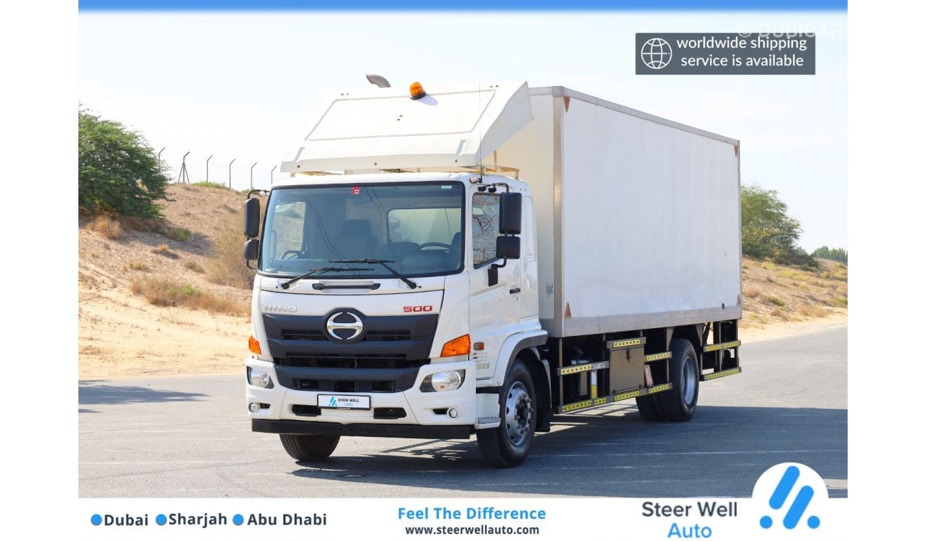 Hino 500 1625 Series 7.6L RWD IB-TL Insulated Box with Tail-lift DSL MT / Ready to Drive / Book Now!