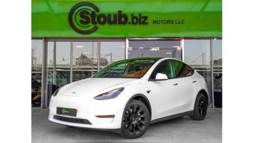 تسلا موديل Y TESLA MODEL Y LONG RANGE - GCC - UNDER WARRANTY UNTIL JUNE 2026 - AWD - LIKE NEW