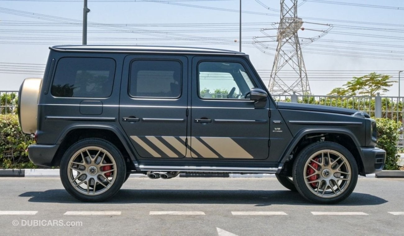 Mercedes-Benz G 63 AMG Mercedes G63 |Night Black Magno |Gold Topstitching Interior |2024 |GRAND EDITION | LIMITED 1 of 1000