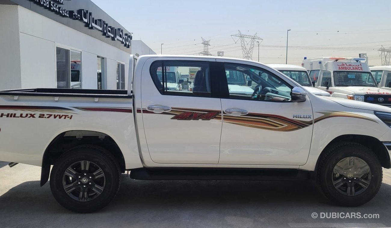 تويوتا هيلوكس Hilux Double Cabin GLX-A/T 2.7L 2024 Model Year Color White