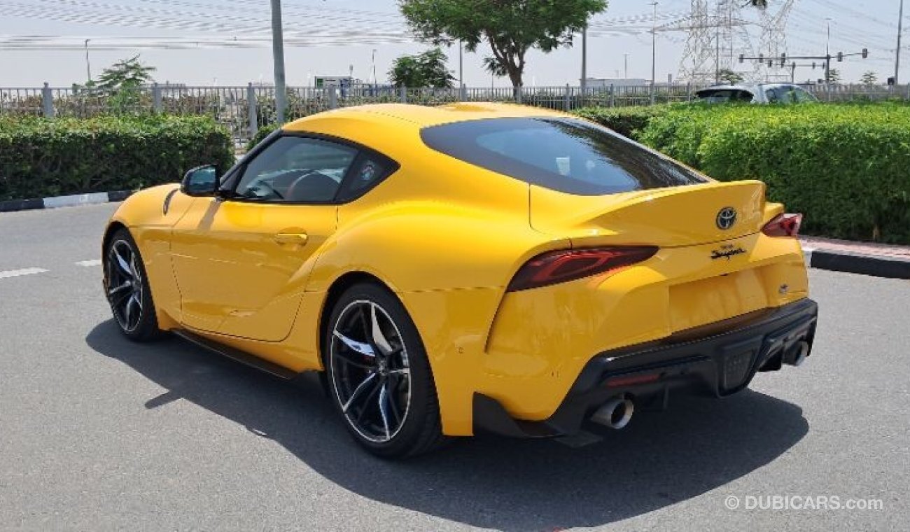 تويوتا سوبرا SUPRA 2020 GR V6 3.0L TURBOCHAGERED GCC SERVICE+ WARRANTY AL FUTTAIM, TOP OPTION ORGINAL PAINT 100%