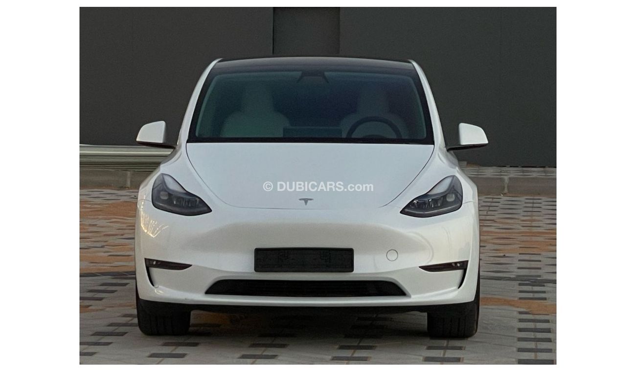 Tesla Model Y TESLA MODEL Y LONG RANGE DUAL MOTOR MODEL : 2023 MILEAGE : 24,000 km PRICE : 172,000 DIRHAMS Gulf sp