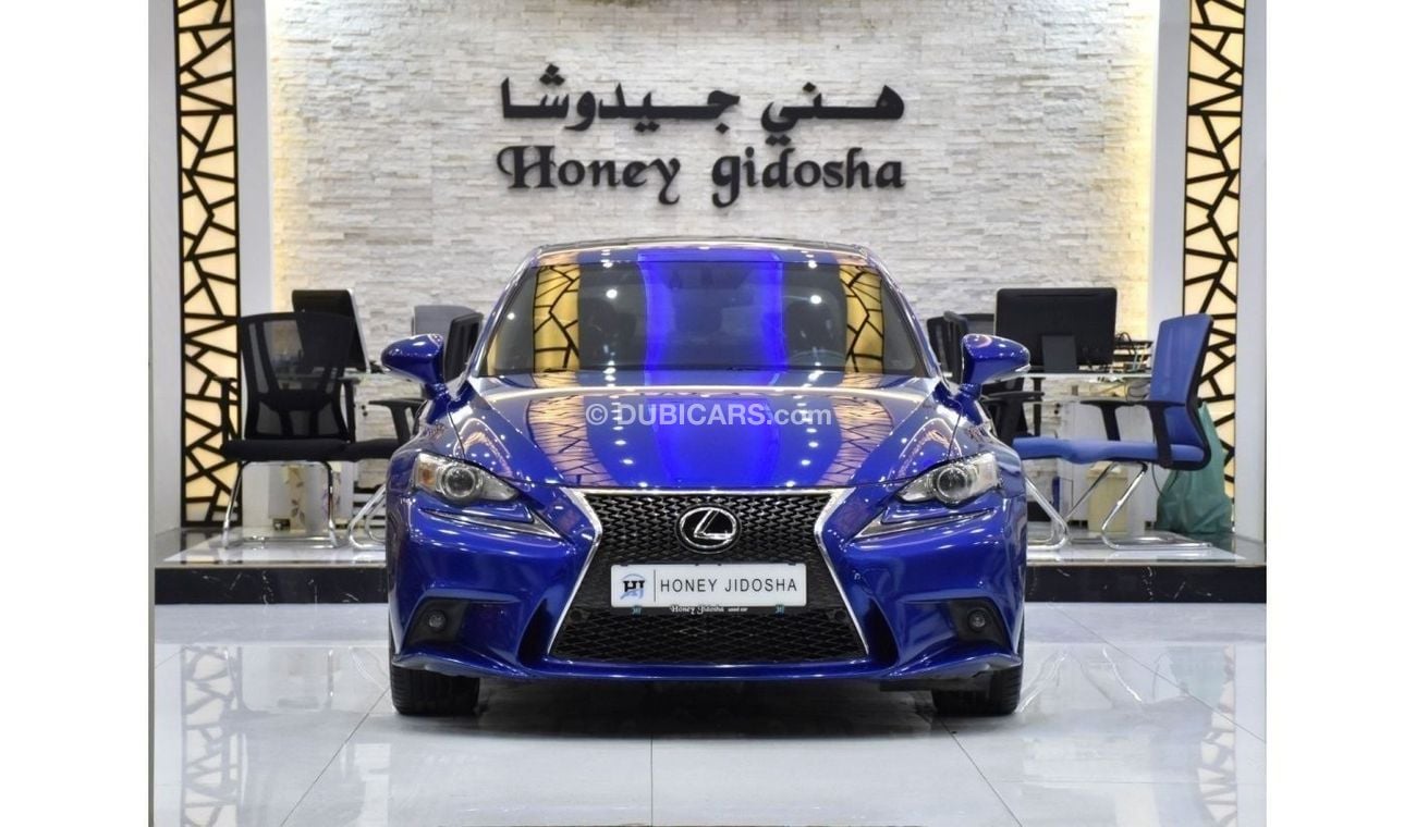 لكزس IS 350 EXCELLENT DEAL for our Lexus IS350 F-Sport ( 2016 Model ) in Blue Color GCC Specs