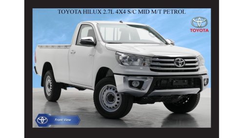 تويوتا هيلوكس TOYOTA HILUX 2.7L 4X4 S/C MID M/T PTR 2024 Model Year Only Export