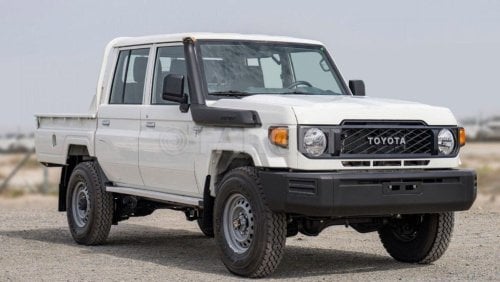 تويوتا لاند كروزر بيك آب Land cruiser DOUBLE CABIN lc79 4.2L DIESEL V6 MY2024 FOR EXPORT ONLY.